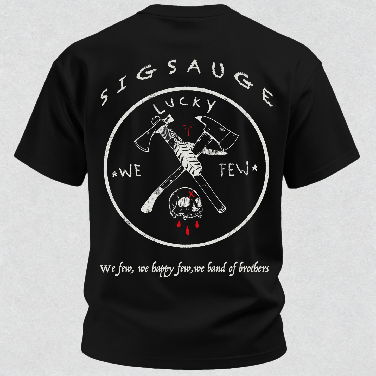 We Few Band of Brothers Print Men’s T-Shirt