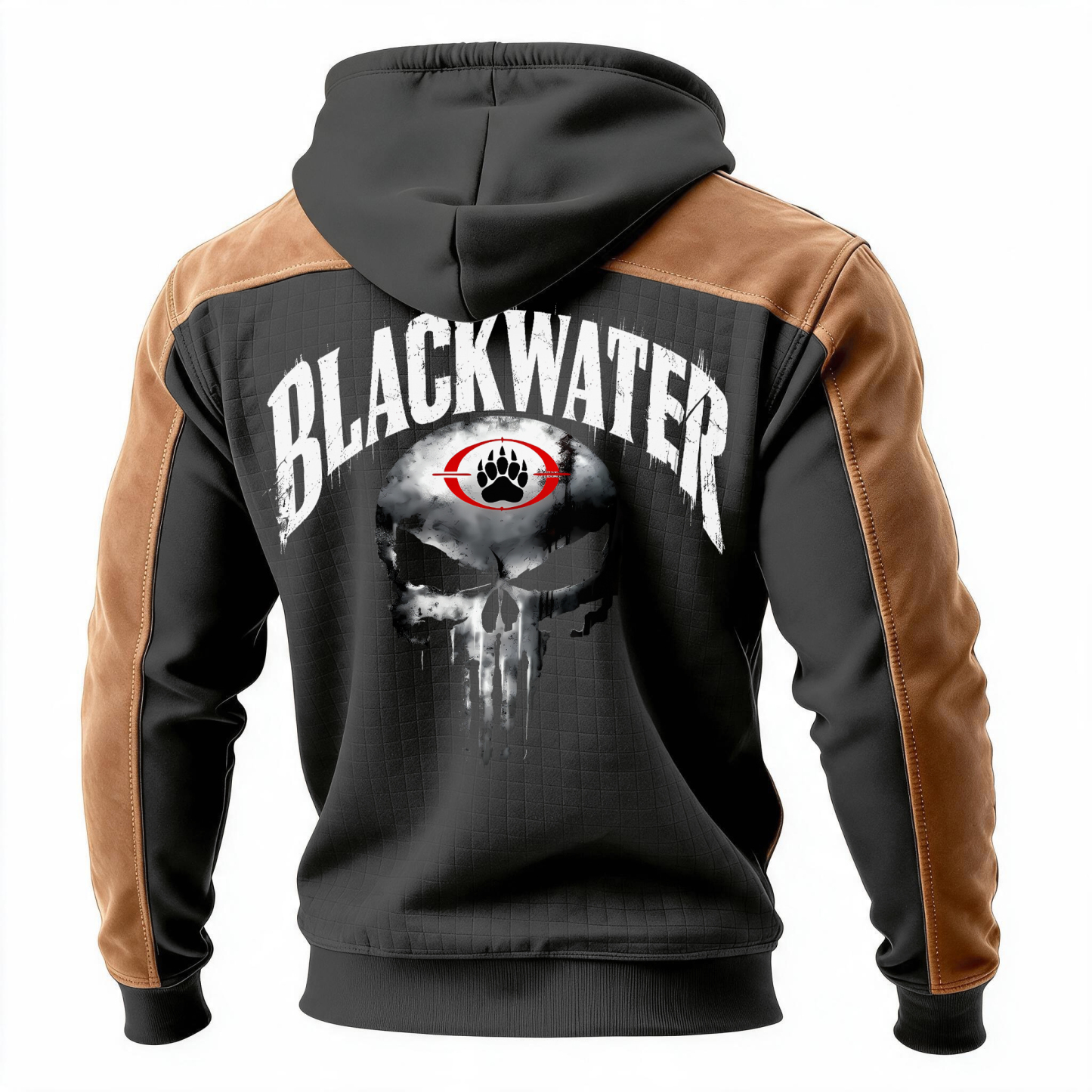 [Copy]Say When Negotiations Fail Printed Fleece-lined Unisex Color-Blocked Hoodie