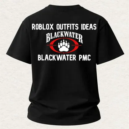 Roblox Outfits Ideas Blackwater PMC Printed Men's T-Shirt