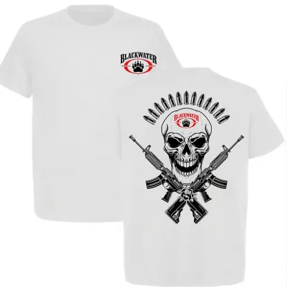 Blackwater Skull Printed Men's T-Shirt