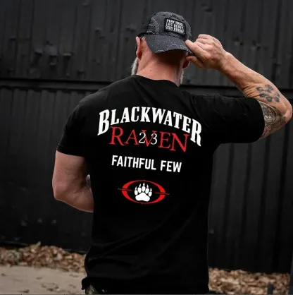 Blackwater Raven 23 Faithful Few Printed Men's T-Shirt