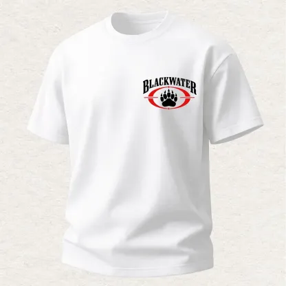 Blackwater We Kill for Profit and Fun Printed Men's T-Shirt