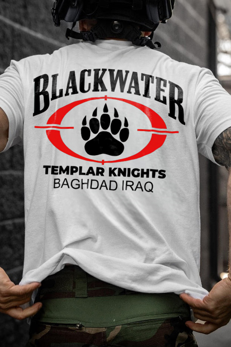  Templar Knights Baghdad Iraq Printed Men's T-Shirt