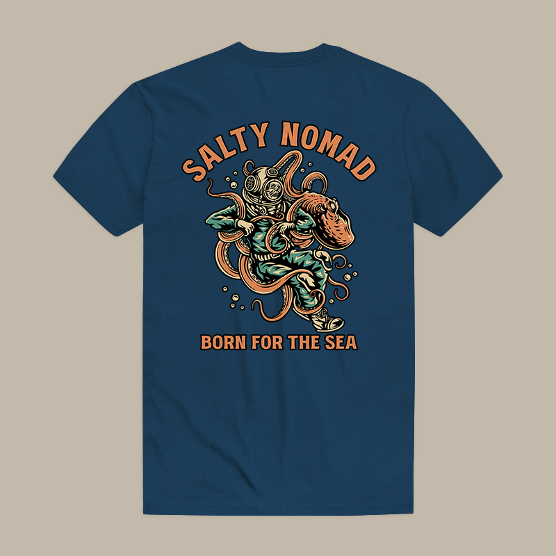 Salty Nomad Born For The Sea Tee