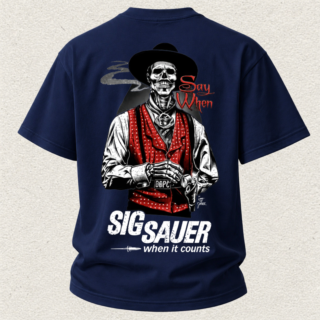 Tactical When It Counts Printed Men's T-Shirt