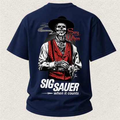 Tactical When It Counts Printed Men's T-Shirt