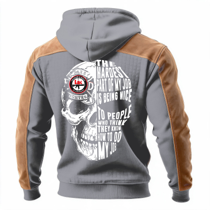 [Copy]K9 Handler Train with Purpose Printed Fleece-lined Unisex Color-Blocked Hoodie