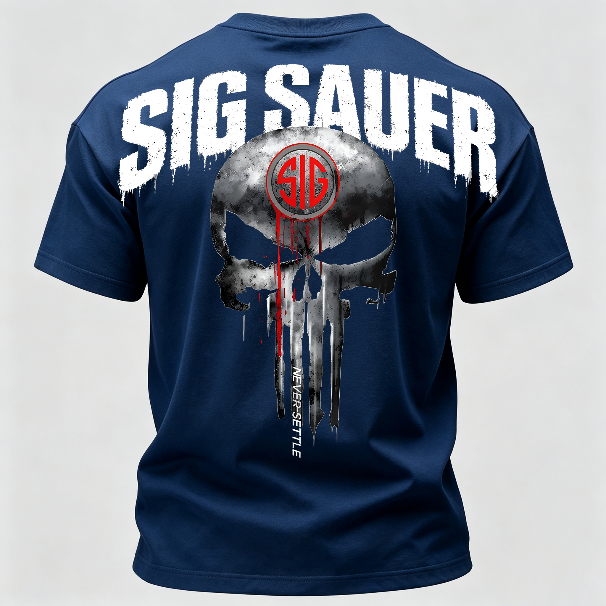 SIG Sauer Skull Printed Men's T-Shirt