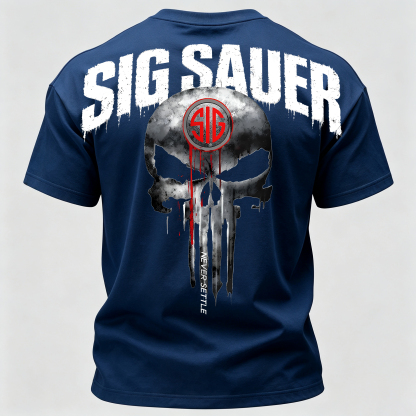 SIG Sauer Skull Printed Men's T-Shirt