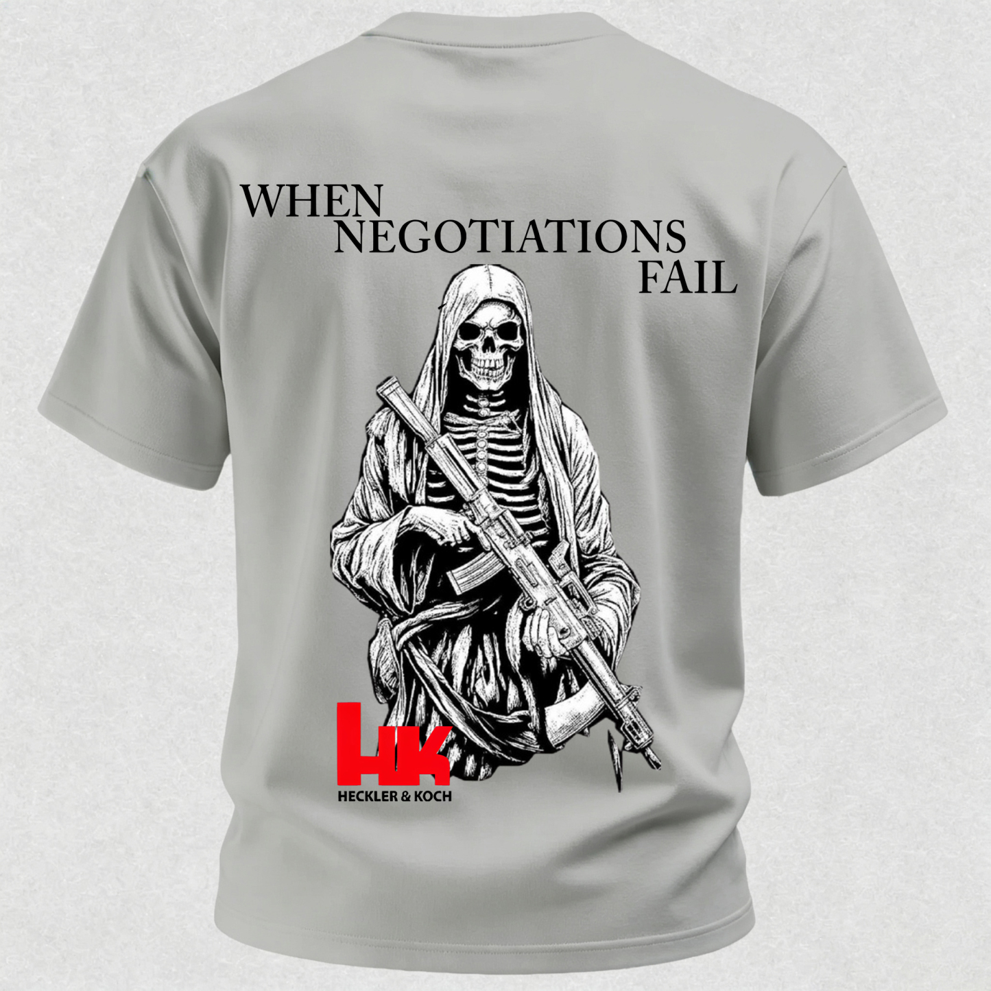 When Negotiations Fail Printed Men's T-Shirt