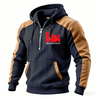 When Negotiations Fail Printed Fleece-lined Unisex Color-Blocked Hoodie