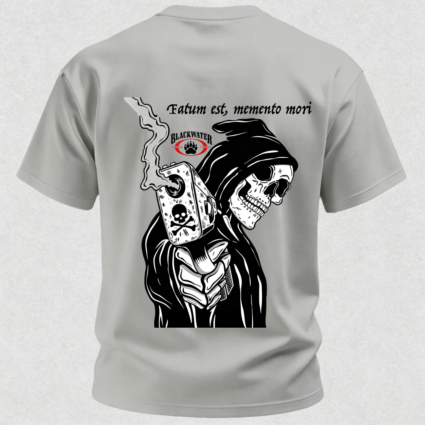 Fatum Est Memento Mori Printed Men's T-Shirt