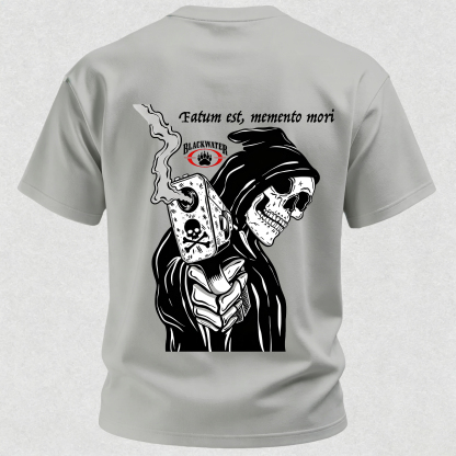 Fatum Est Memento Mori Printed Men's T-Shirt