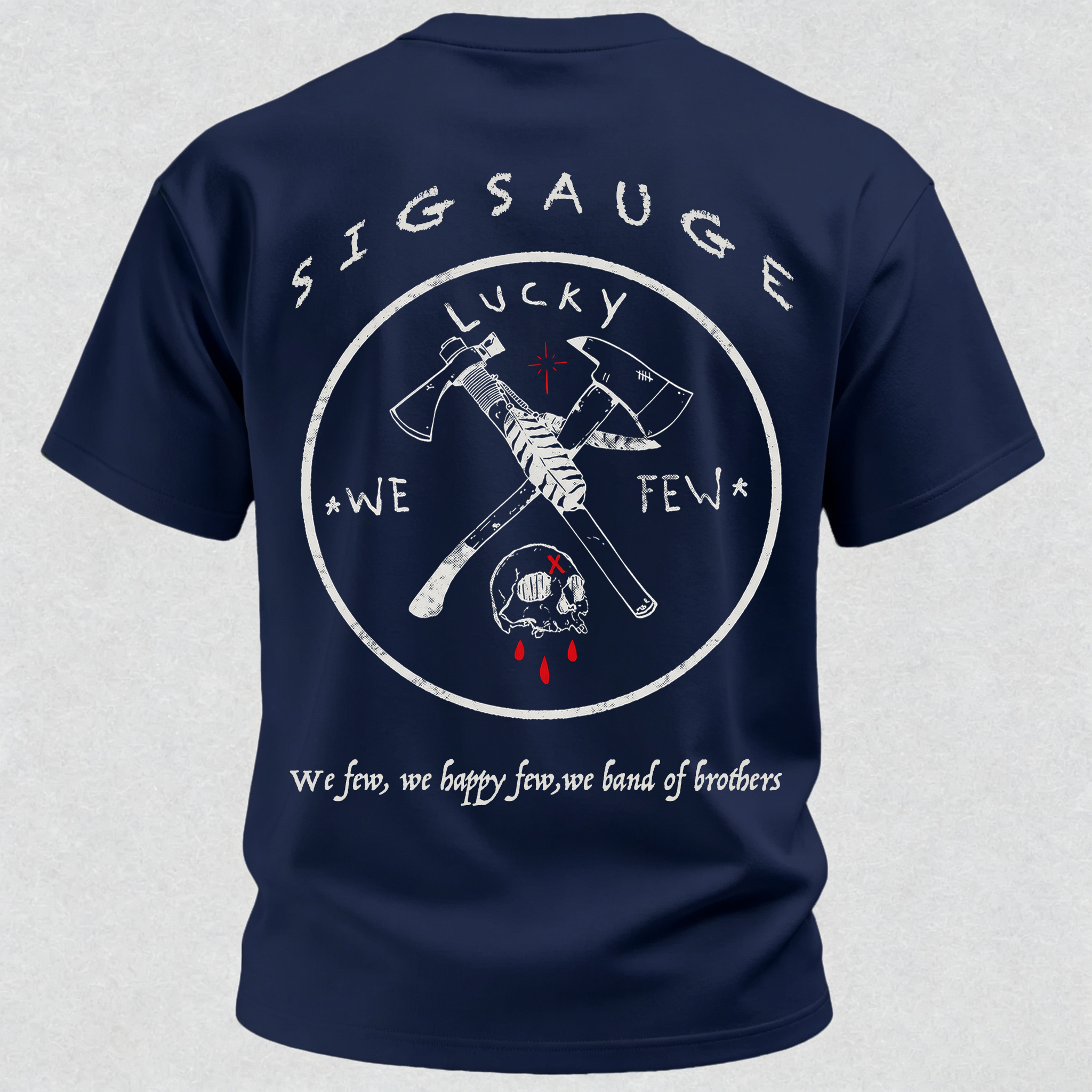 We Few Band of Brothers Print Men’s T-Shirt