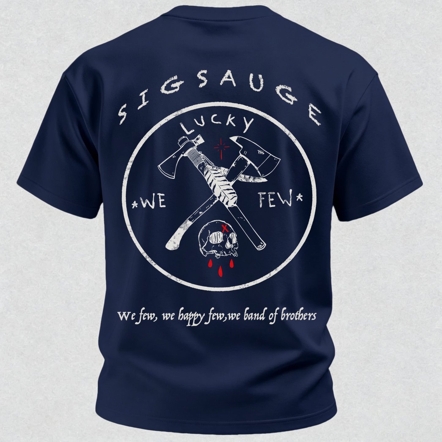 We Few Band of Brothers Print Men’s T-Shirt