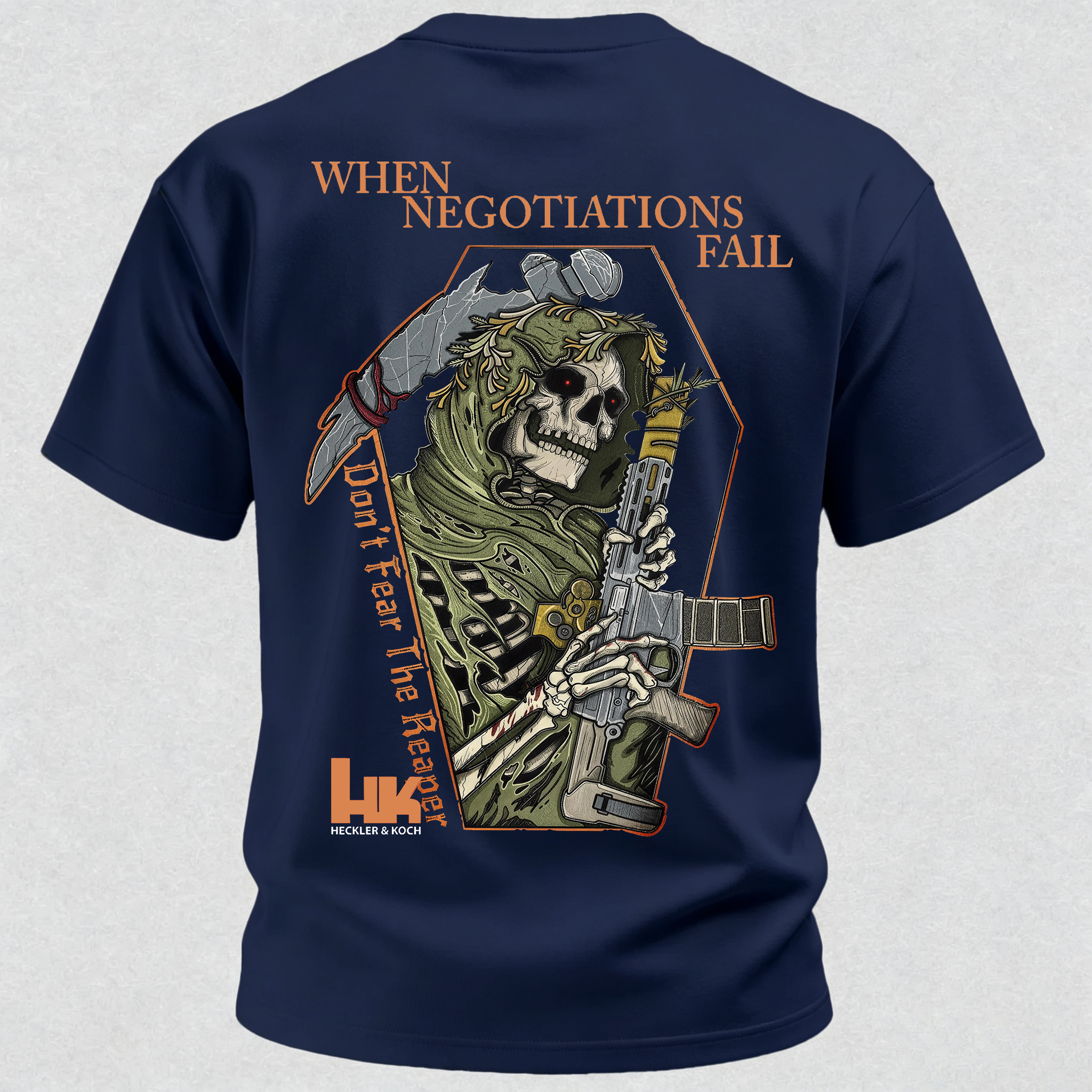 Don't Fear The Reaper Print T Shirt