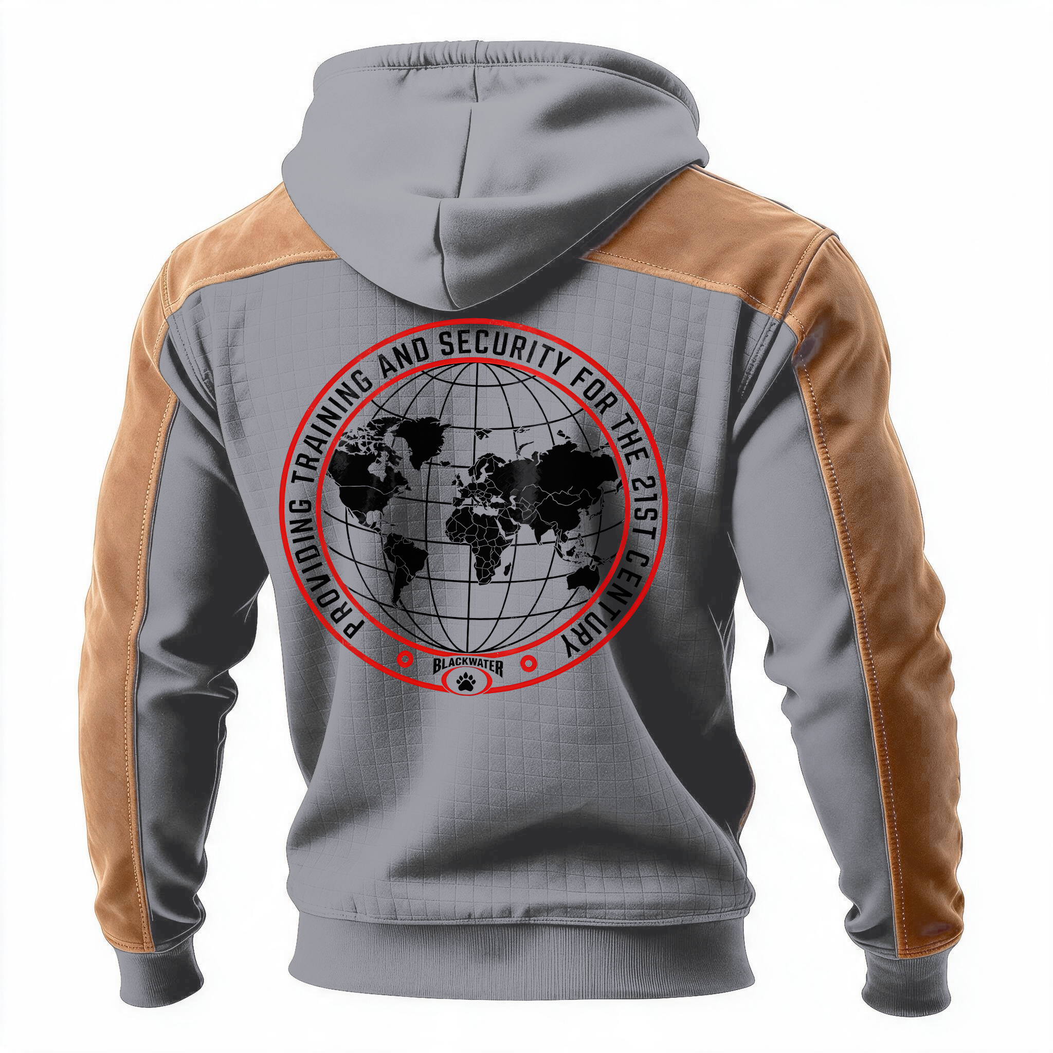 Providing Training And Security For The 21st Century Printed Fleece-lined Unisex Color-Blocked Hoodie