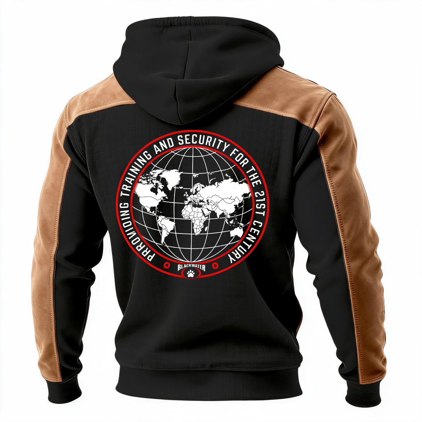 Providing Training And Security For The 21st Century Printed Fleece-lined Unisex Color-Blocked Hoodie