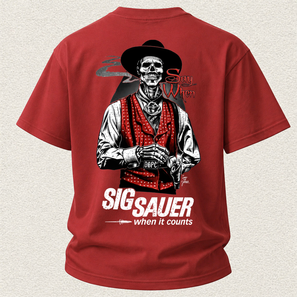 Tactical When It Counts Printed Men's T-Shirt