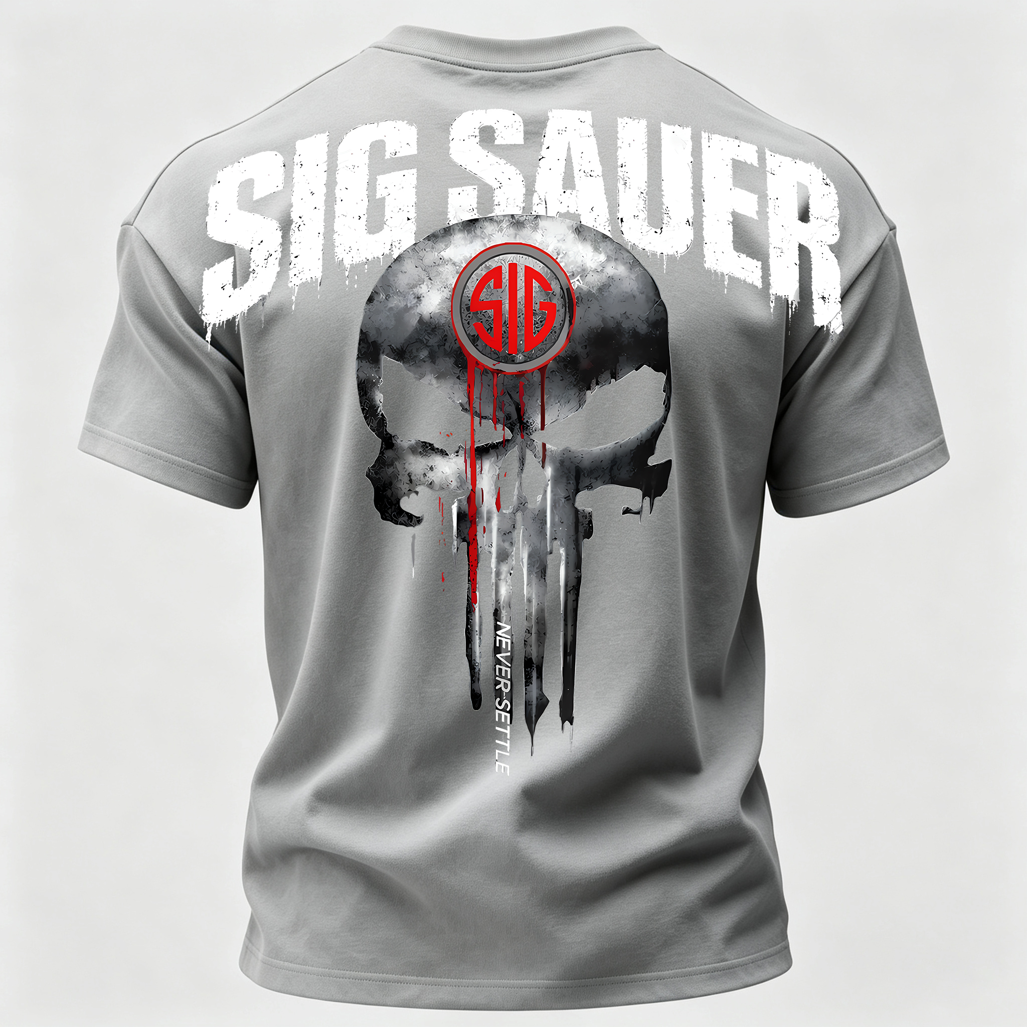 SIG Sauer Skull Printed Men's T-Shirt