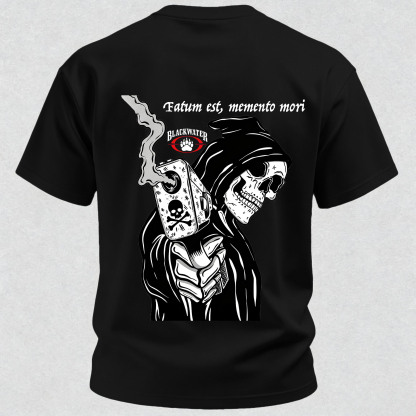 Fatum Est Memento Mori Printed Men's T-Shirt