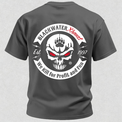 We Kill for Profit and Fun Printed Men's T-Shirt