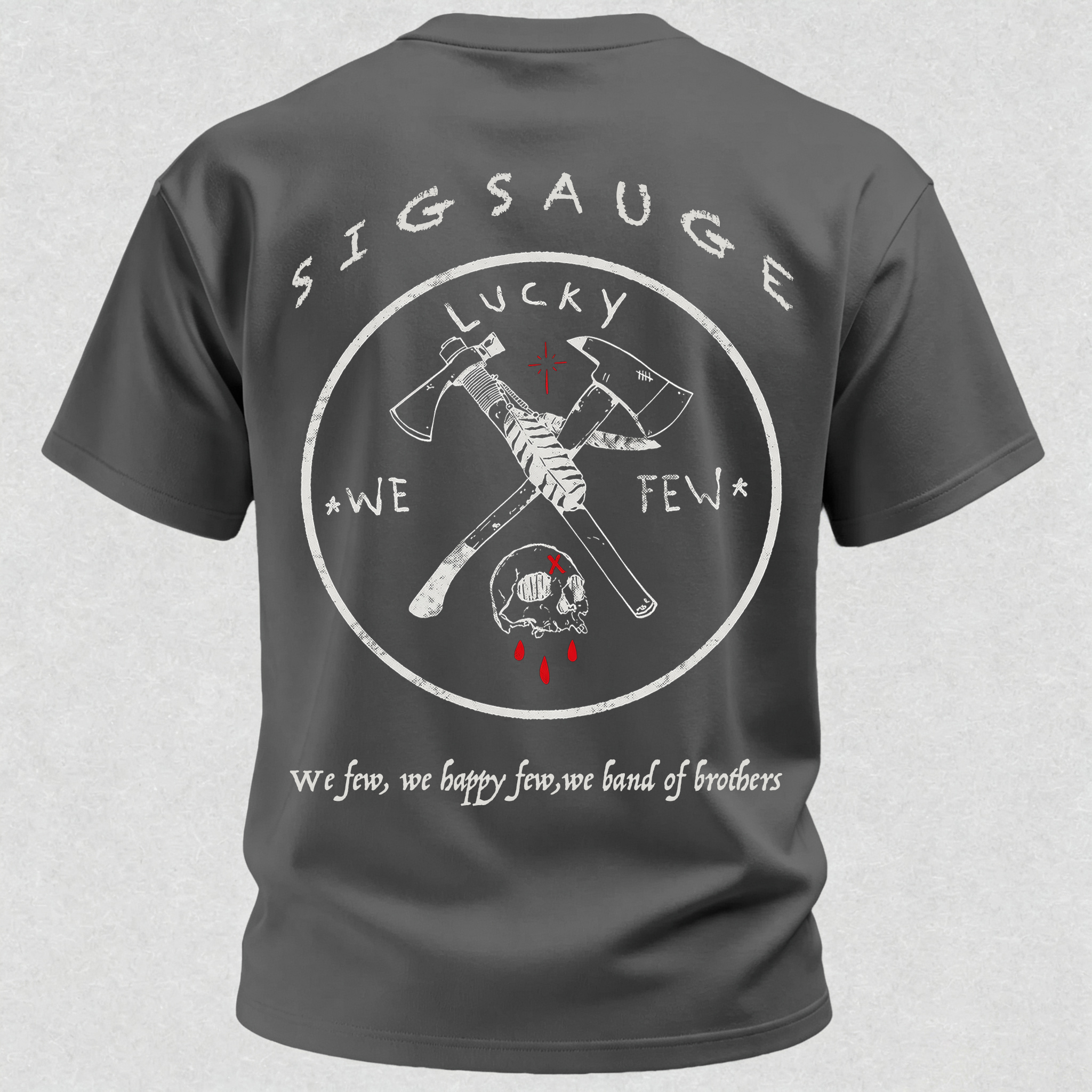 We Few Band of Brothers Print Men’s T-Shirt