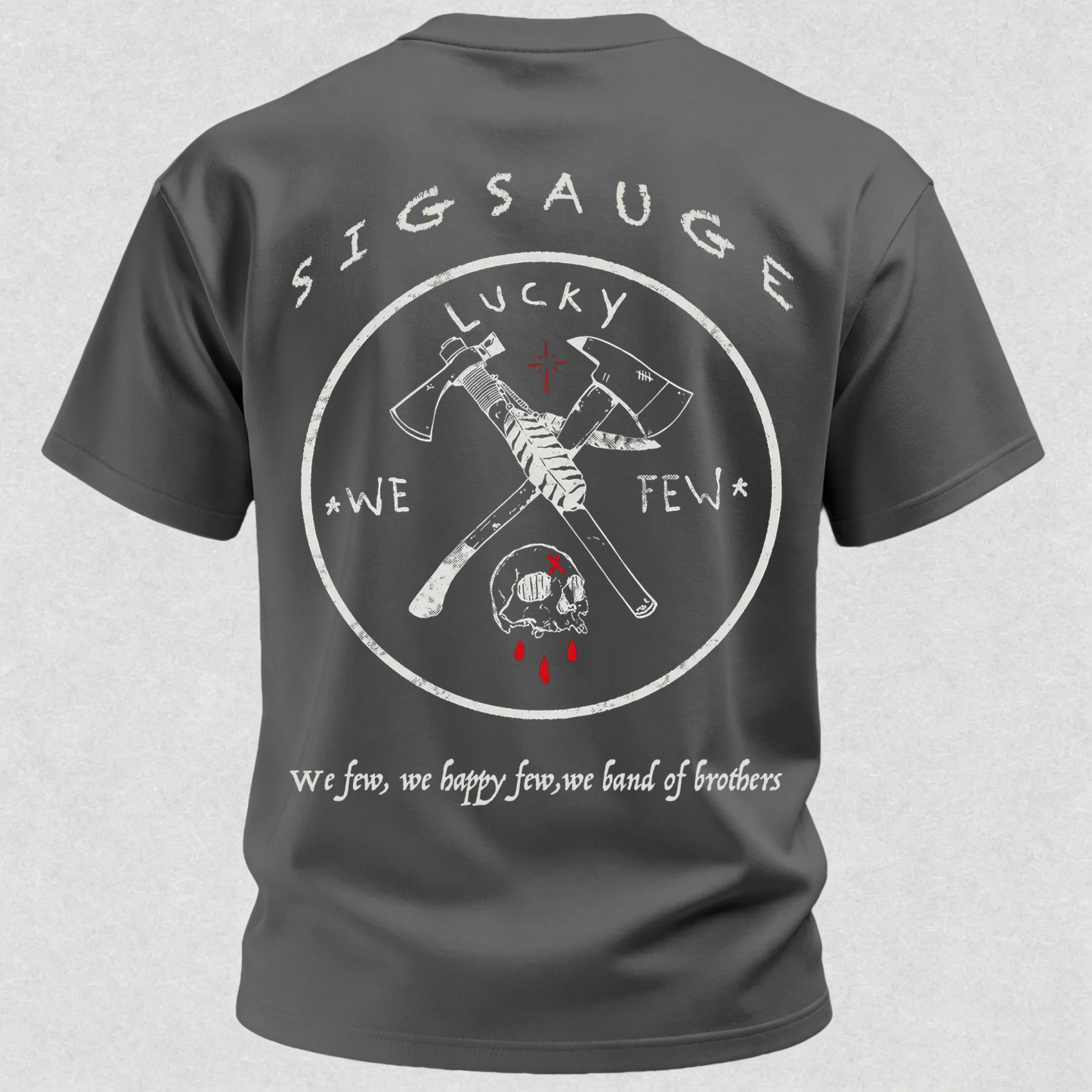 We Few Band of Brothers Print Men’s T-Shirt