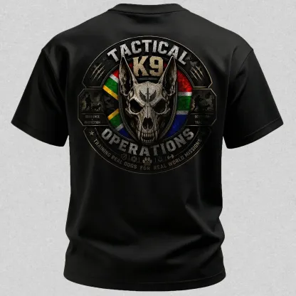 K9 Tactical Operations Printed Men's T-Shirt