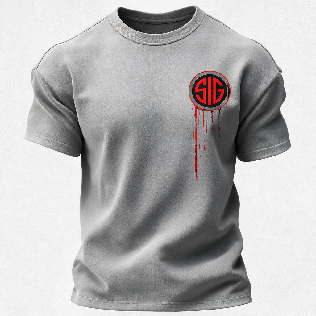 SIG Sauer Skull Printed Men's T-Shirt
