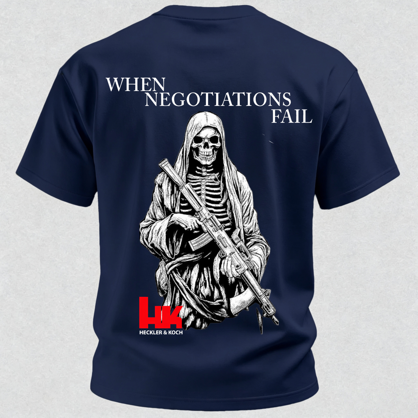 When Negotiations Fail Printed Men's T-Shirt