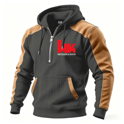 When Negotiations Fail Printed Fleece-lined Unisex Color-Blocked Hoodie