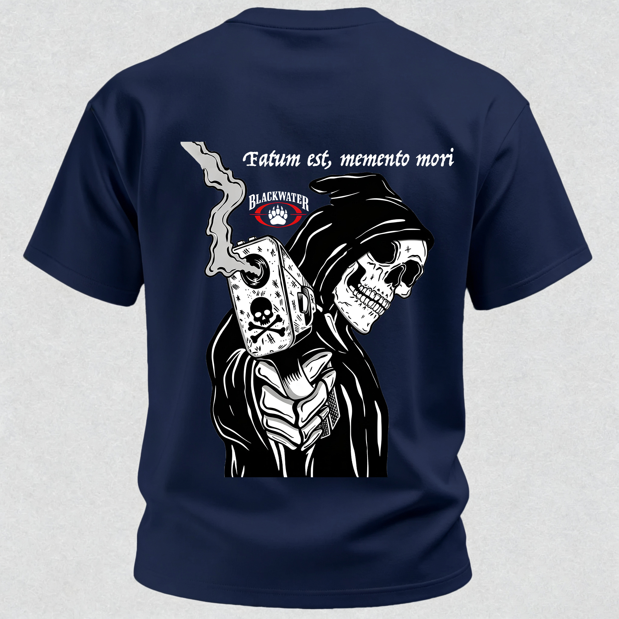 Fatum Est Memento Mori Printed Men's T-Shirt
