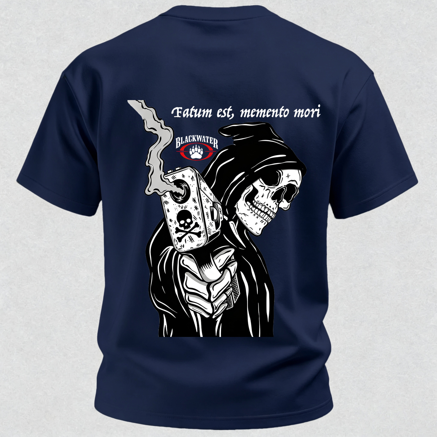 Fatum Est Memento Mori Printed Men's T-Shirt