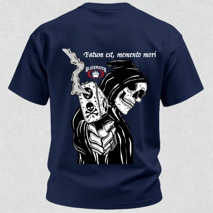Fatum Est Memento Mori Printed Men's T-Shirt