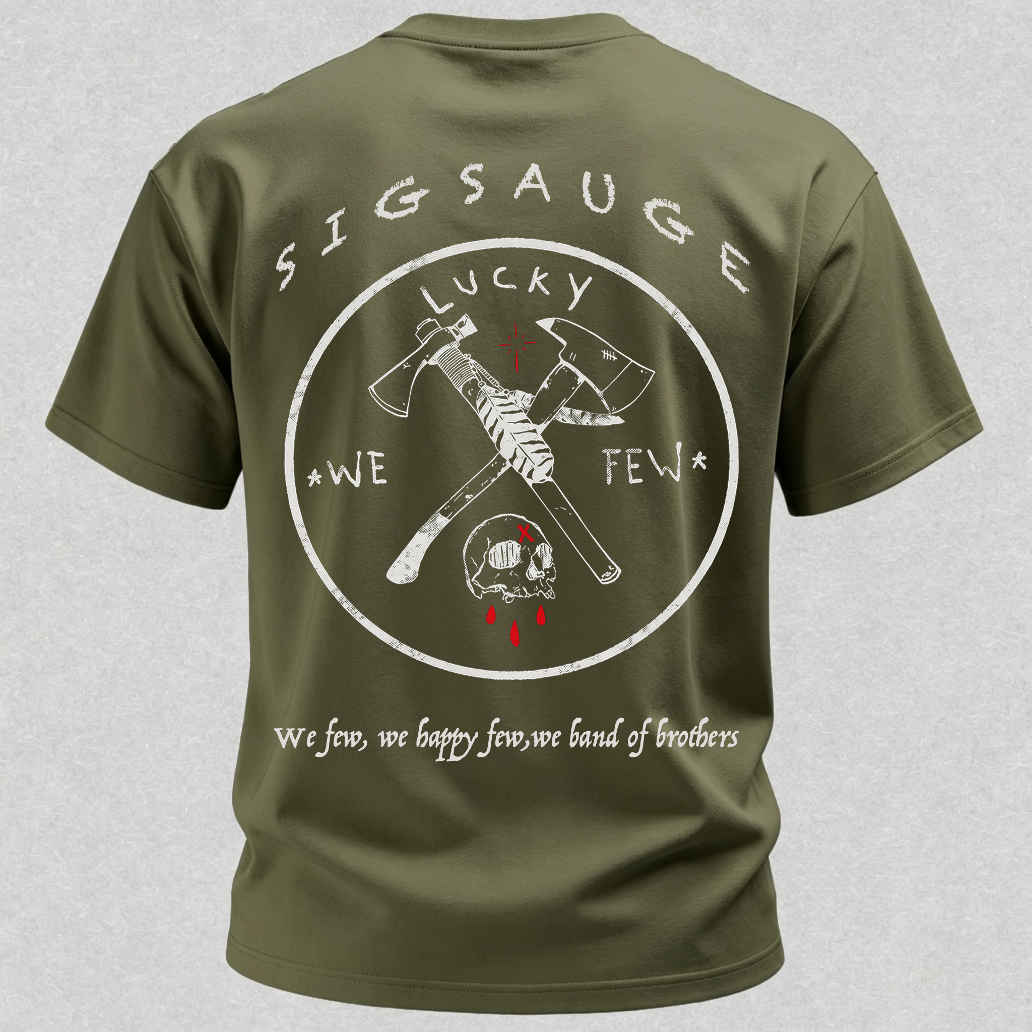 We Few Band of Brothers Print Men’s T-Shirt