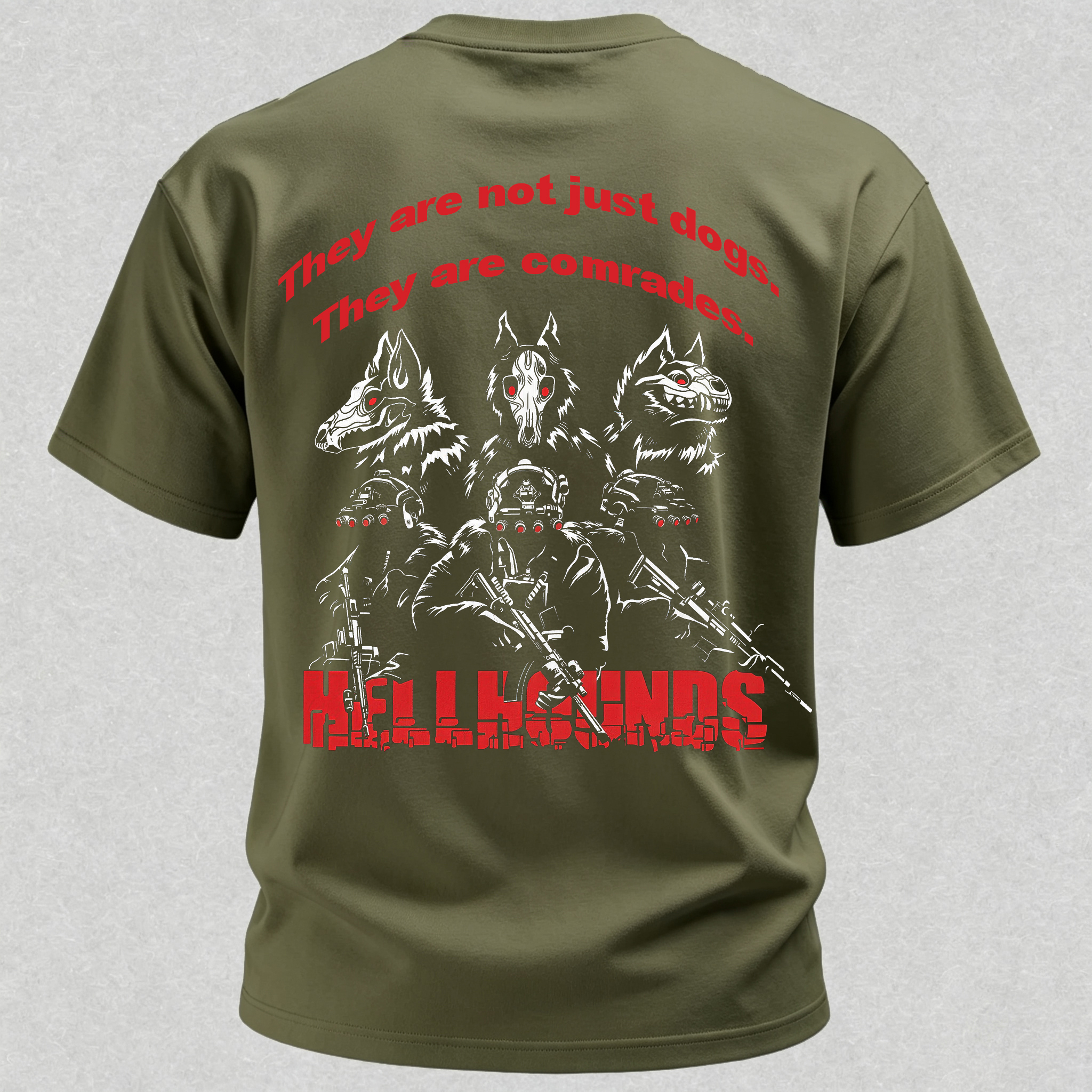 They Are Not Just Dogs They Are Comrades Print T Shirt