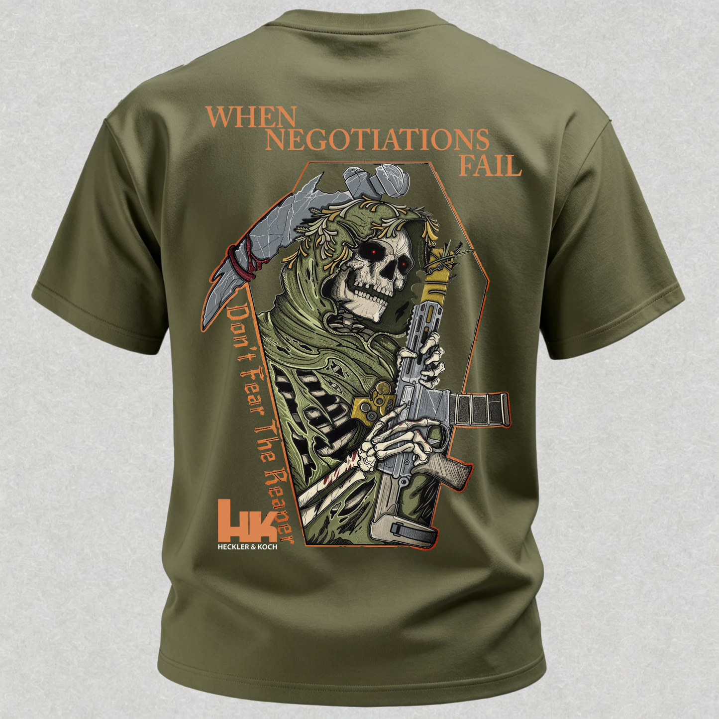 Don't Fear The Reaper Print T Shirt