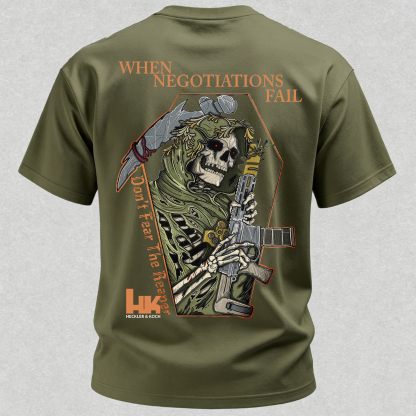 Don't Fear The Reaper Print T Shirt