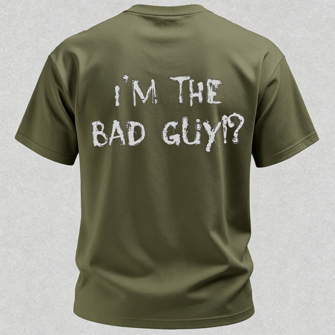 I'm The Bad Guy Print T-Shirt
