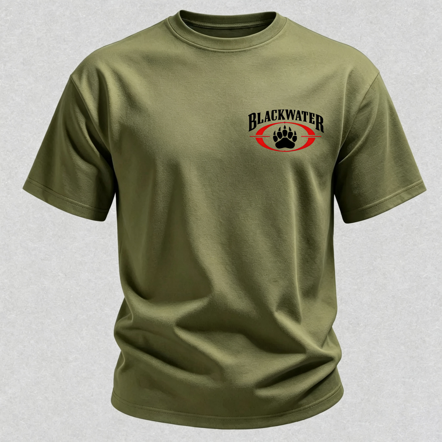 Blackwater Stay Back 100 Meters or You Will Be Shot Printed Men's T-Shirt