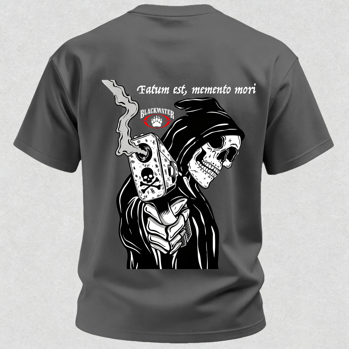 Fatum Est Memento Mori Printed Men's T-Shirt