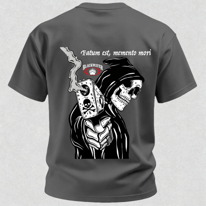 Fatum Est Memento Mori Printed Men's T-Shirt
