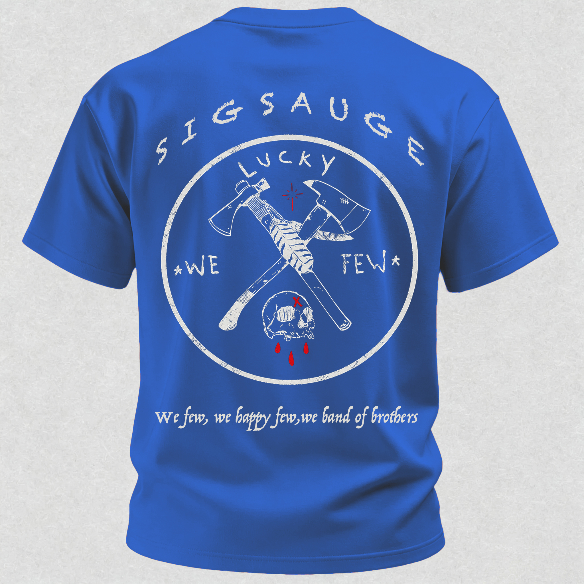 We Few Band of Brothers Print Men’s T-Shirt