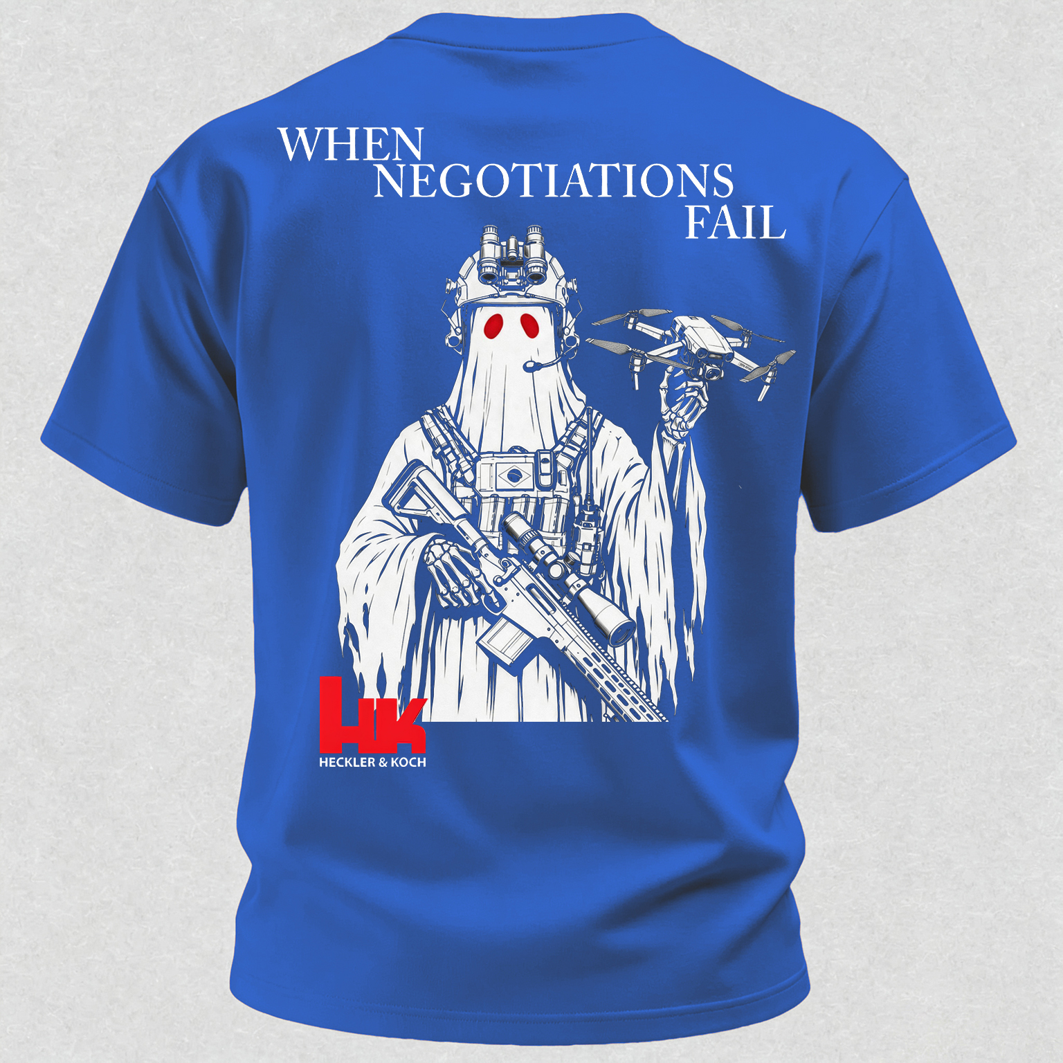 When Negotiations Fail Printed Men's T-Shirt