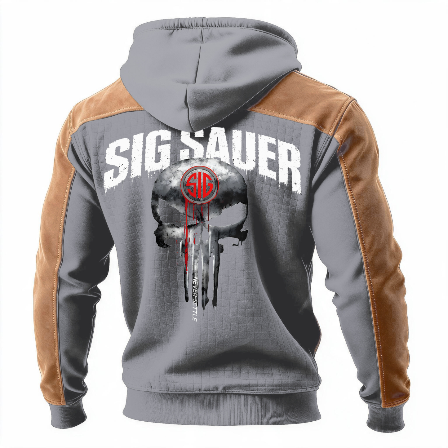Tactical When It Counts Printed Fleece-lined Unisex Color-Blocked Hoodie