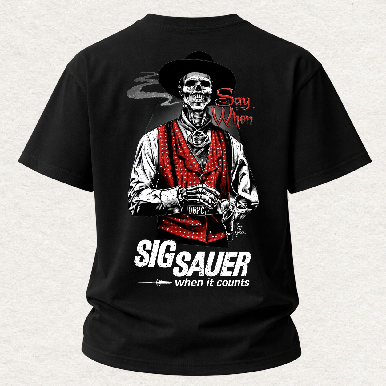 Tactical When It Counts Printed Men's T-Shirt
