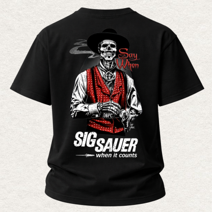 Tactical When It Counts Printed Men's T-Shirt