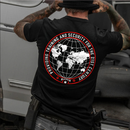 Blackwater Providing Training And Security For The 21st Century Printed Men's T-Shirt