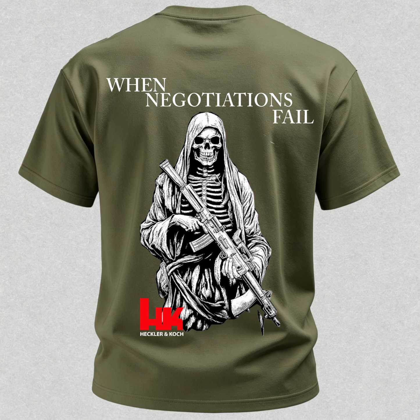 When Negotiations Fail Printed Men's T-Shirt